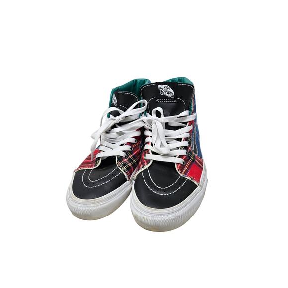Vans 8 SK8-Hi Tartan Daze Sneakers Hi Top Punk Skater Studded Casual Emo - Picture 6 of 6